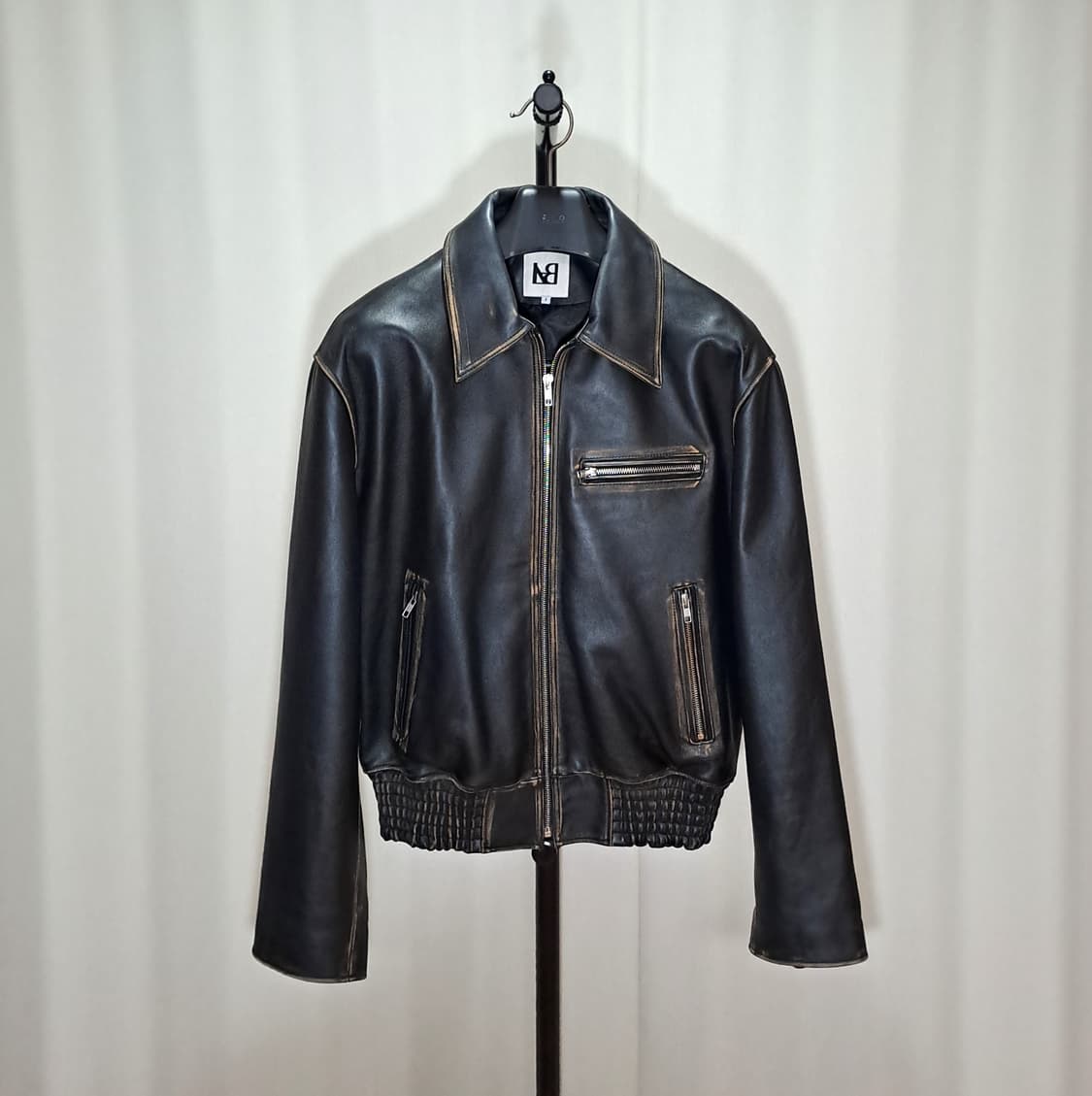 (택포) 라벨아카이브 카우하이드 바이커 자켓 2 B41 상품이미지1