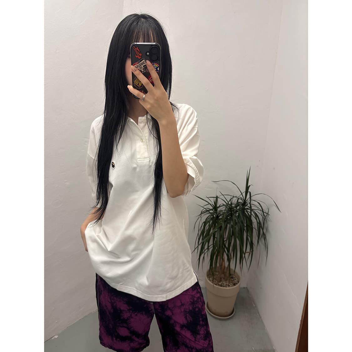 A BATHING APE One Point Relaxed Fit Polo 상품이미지4