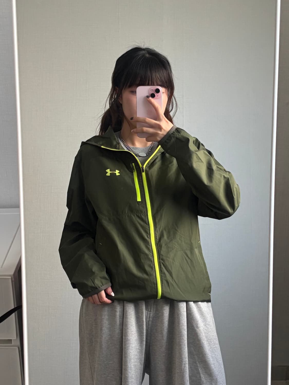 언더아머 바람막이 M 사이즈 (거의새거! 상품이미지2