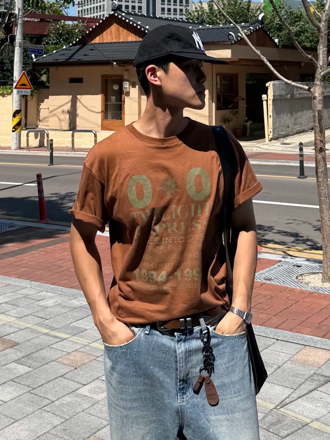 브라운 반팔티 (택포가격) 상품이미지9