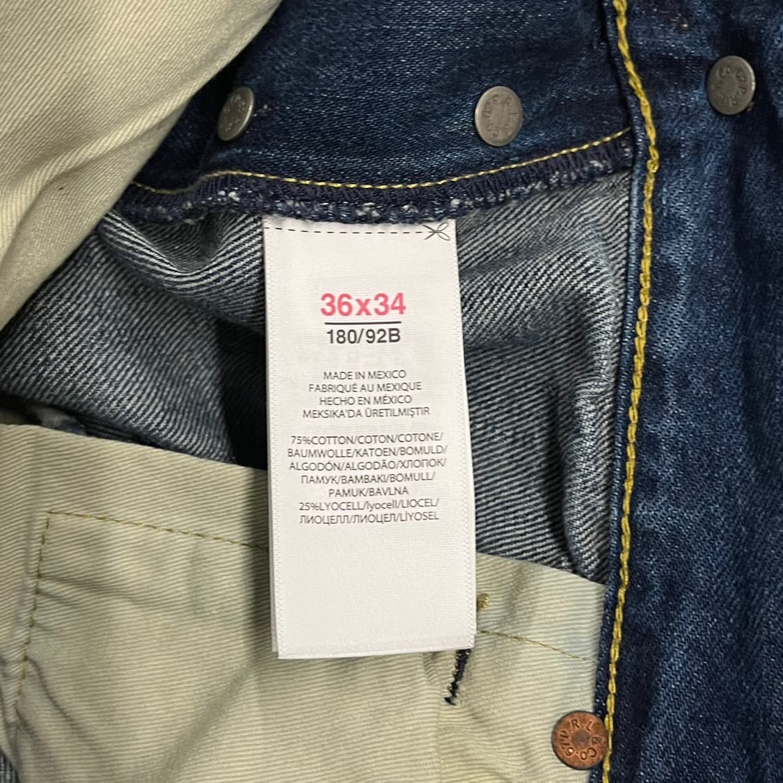 [정품] 폴로 랄프로렌 데미지 워싱 청바지 b8 상품이미지5