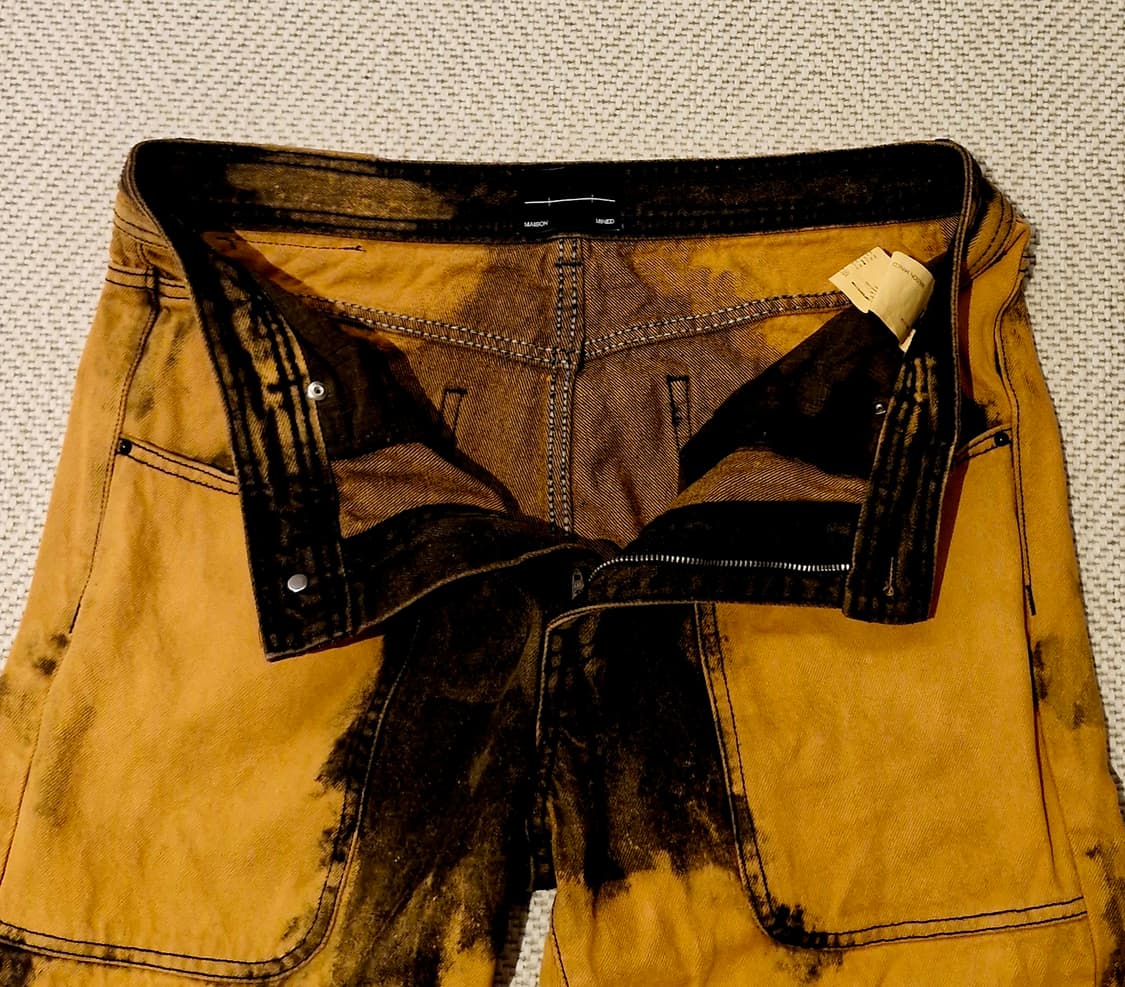 메종미네드 체다 오렌지 커브 데님팬츠 50 상품이미지9