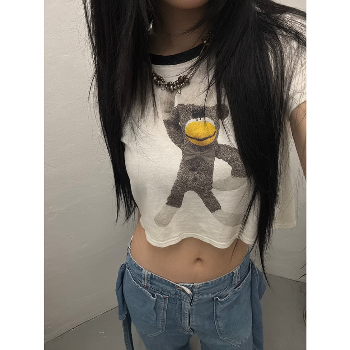 KAPITAL Tenjiku Cropped T-shirt 상품이미지3