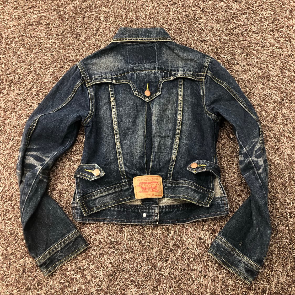 빈티지 워싱 디테일 데님 자켓 상품이미지4