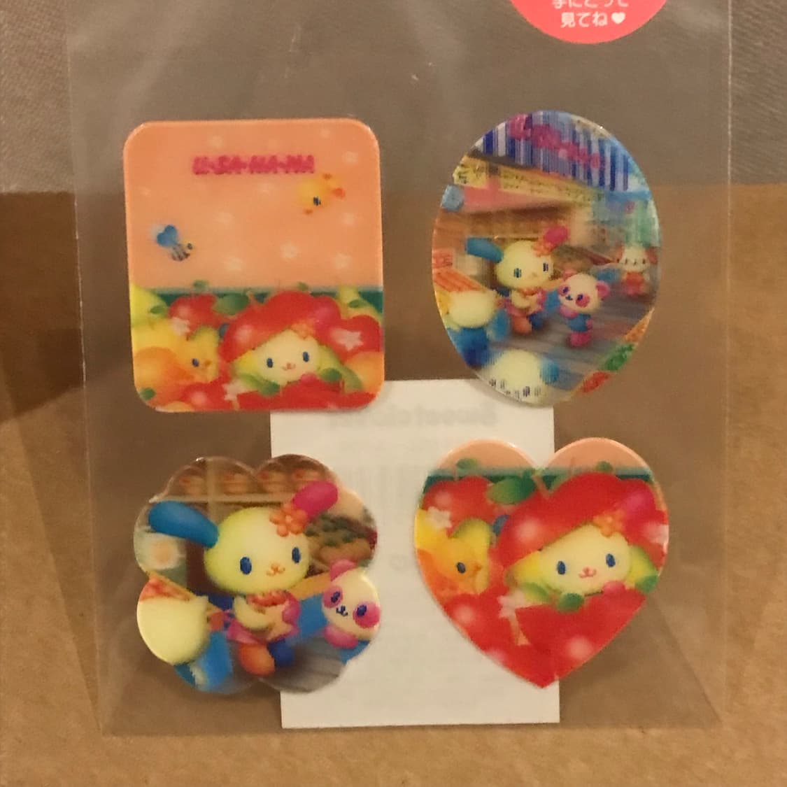 레어 고전 우사하나 3D 스티커 상품이미지2