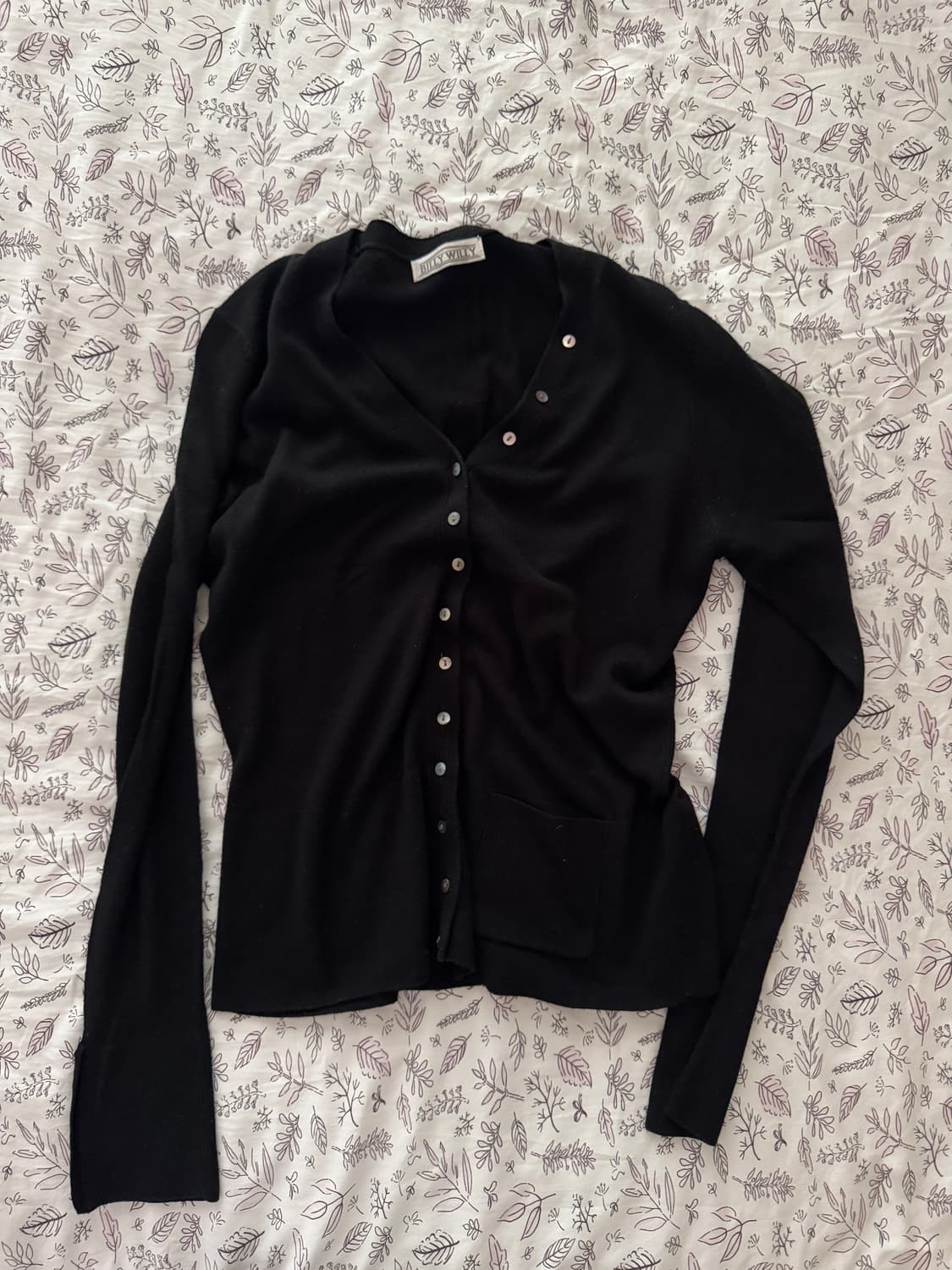 BUTTON SLEEVE CARDIGAN 상품이미지1