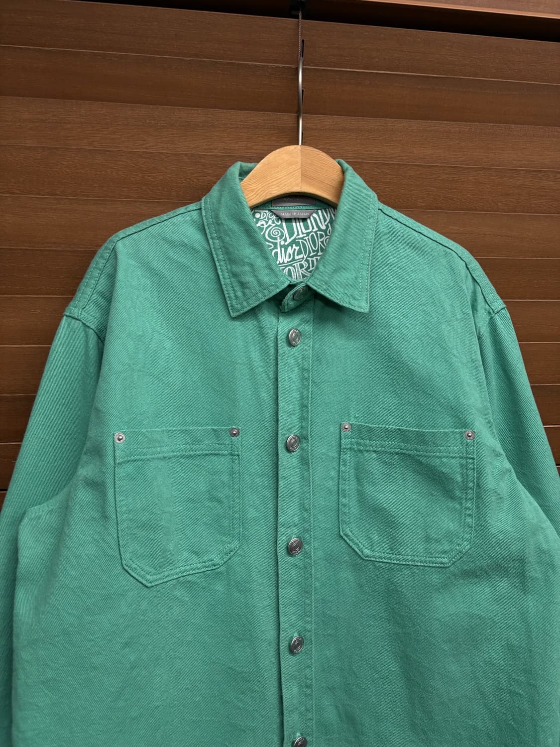 디올 x 숀스테이시 데님 워크셔츠 상품이미지2