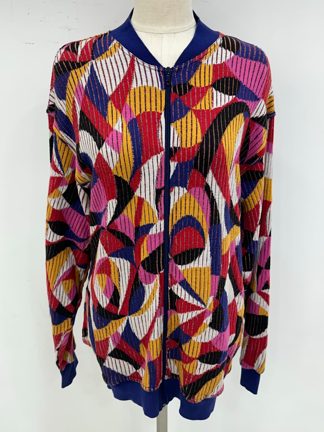 미소니 짚업 가디건 상품이미지2