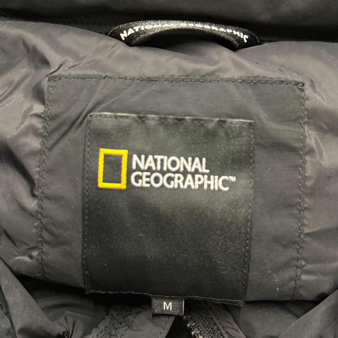 [정품/M] 내셔널지오그래픽 블랙 패딩 자켓 b17 상품이미지5