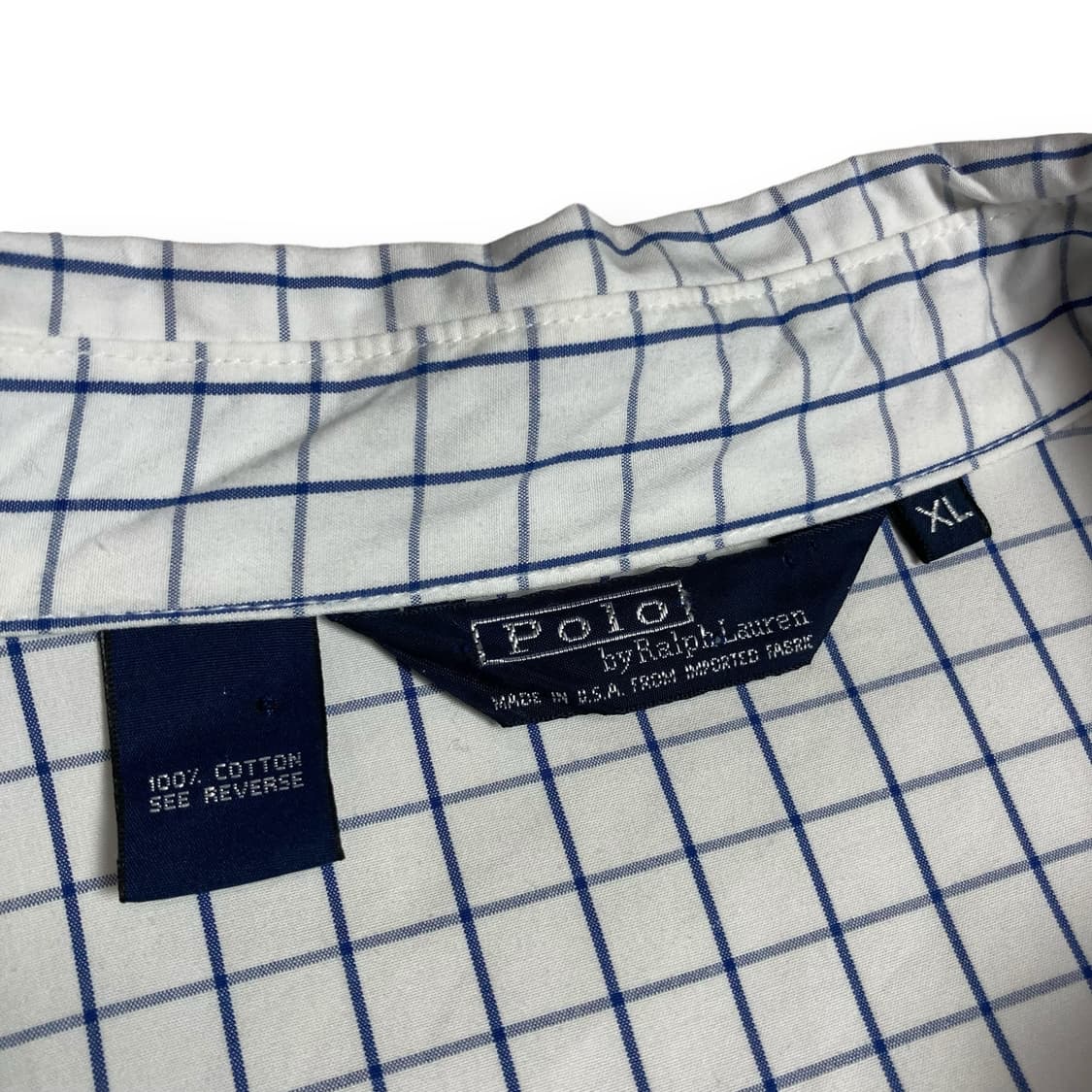 폴로 골프로고 체크 화이트 코튼자켓 상품이미지6