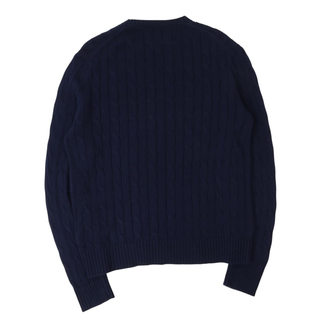 폴로 랄프로렌 네이비 코튼 케이블 니트 스웨터 상품이미지5