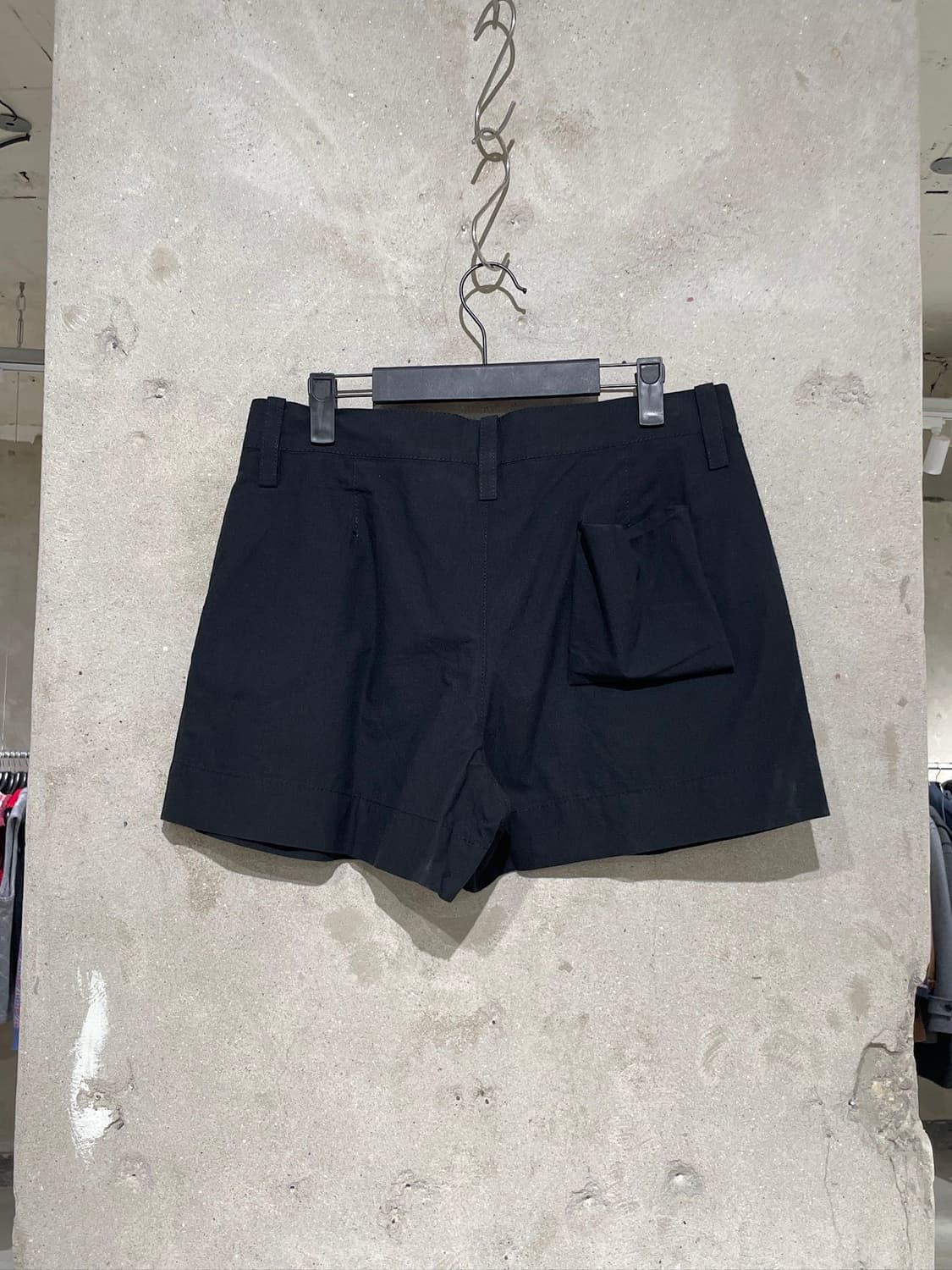 비비안 웨스트우드 레드라벨 블랙 백 포켓 코튼 하프 팬츠 상품이미지6