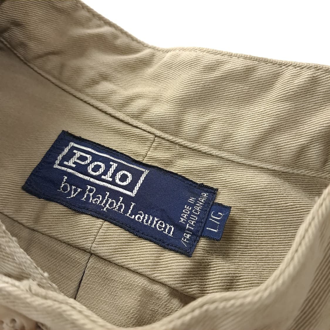 CK260 L 폴로 90s 캐나다판 밴드카라 사파리 반팔 셔츠 남방 상품이미지3