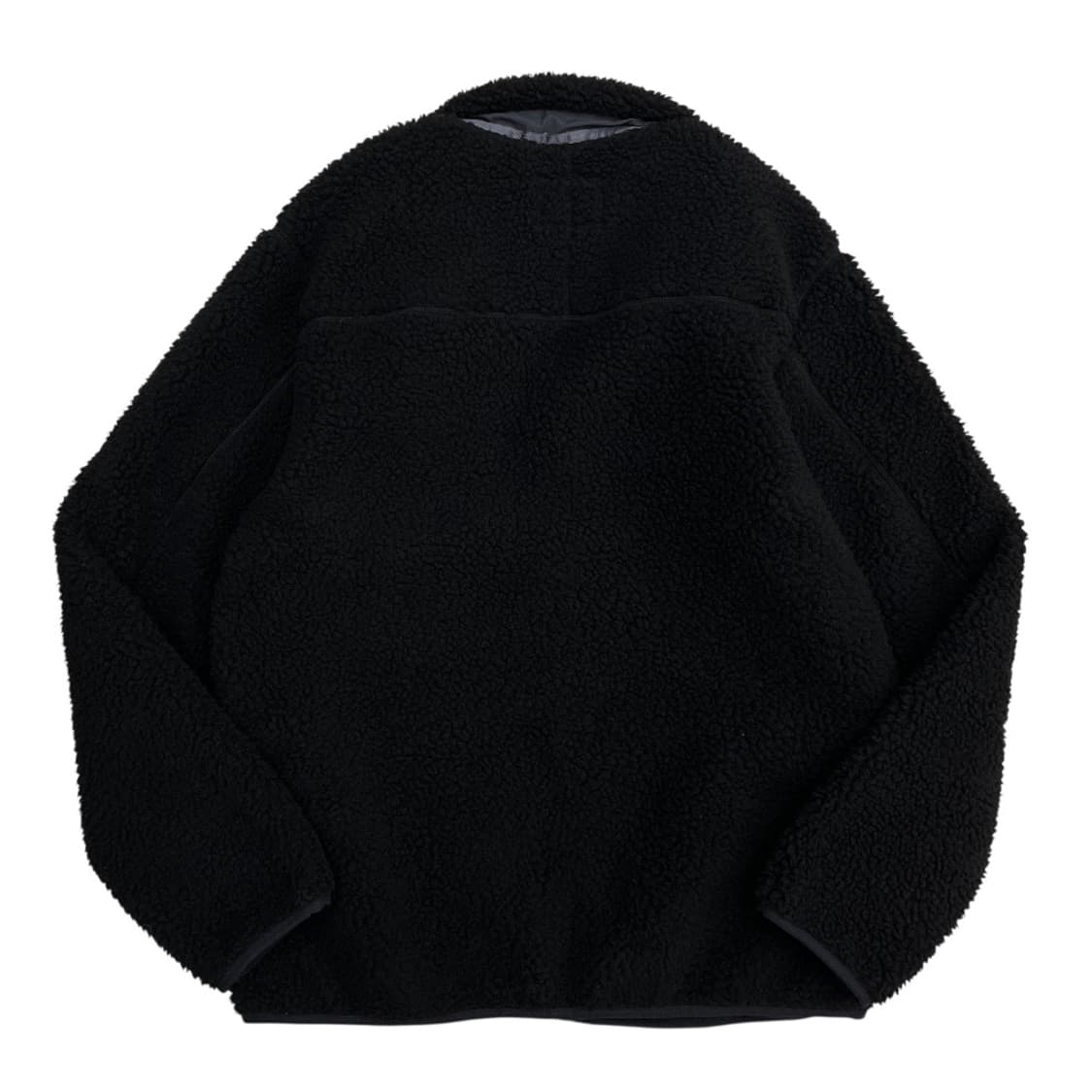 몽벨 블랙 뽀글이 포켓집업 100 상품이미지3