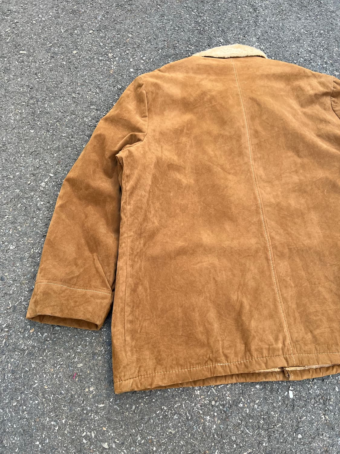 80s JC PENNEY SUEDE LEATHER 스웨이드레더 쉐르파자켓 상품이미지8