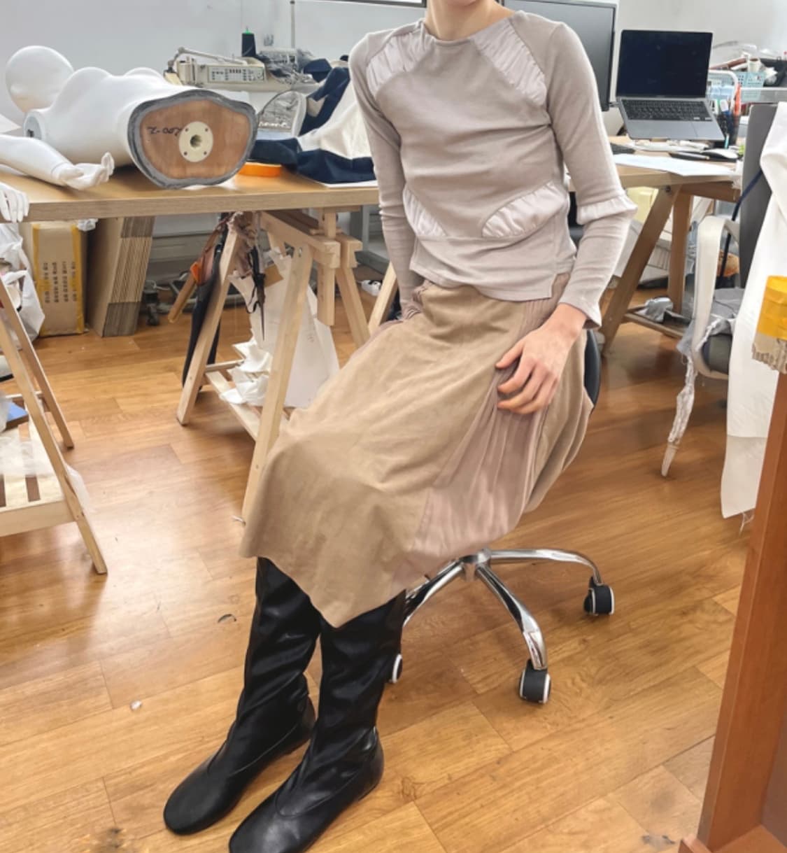 싹 sakk) The kinetic top ivory 상품이미지3