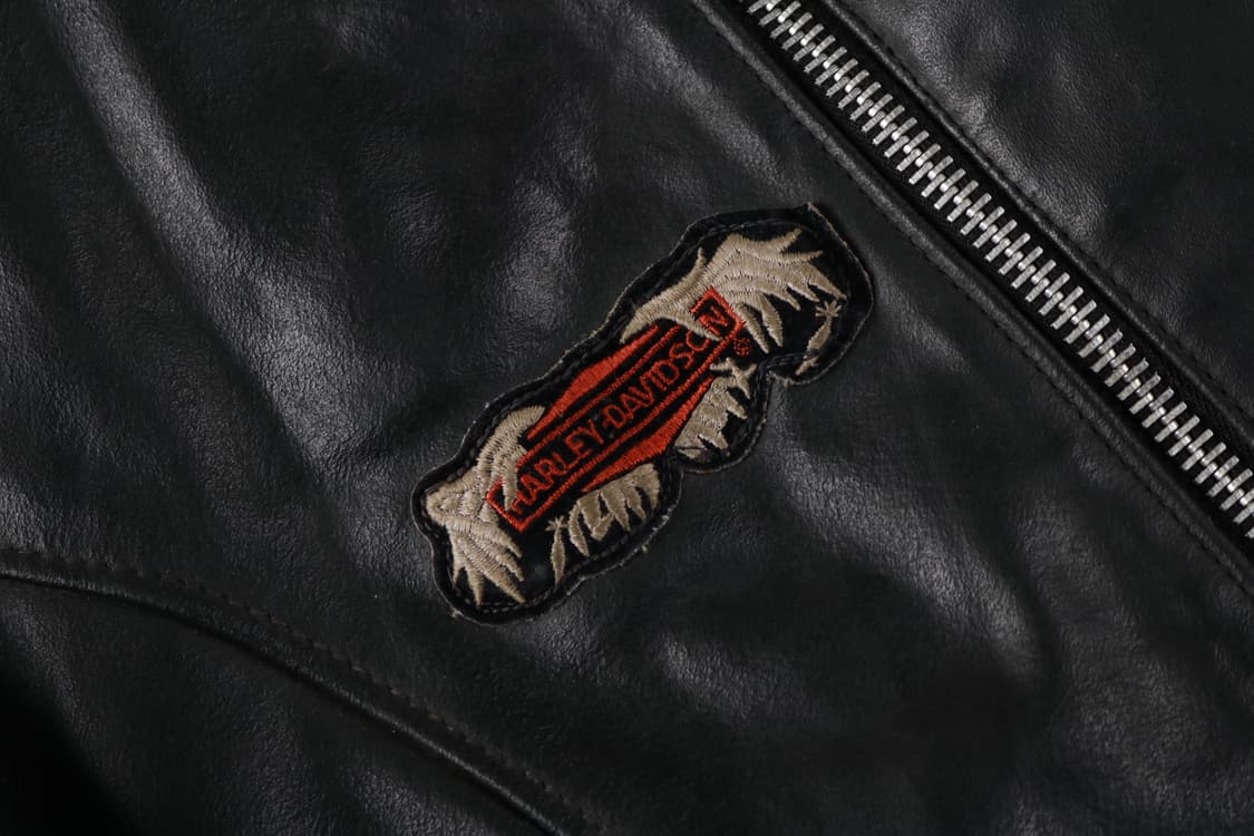 [42] 80's 시어스 할리데이비슨 스티어하이드 싱글라이더 자켓 상품이미지2