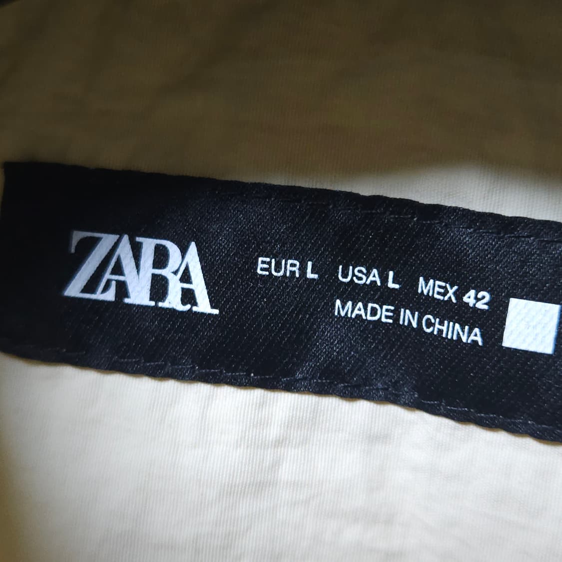 L ) 자라 남성 바스락 오버핏 반팔 셔츠 상품이미지4