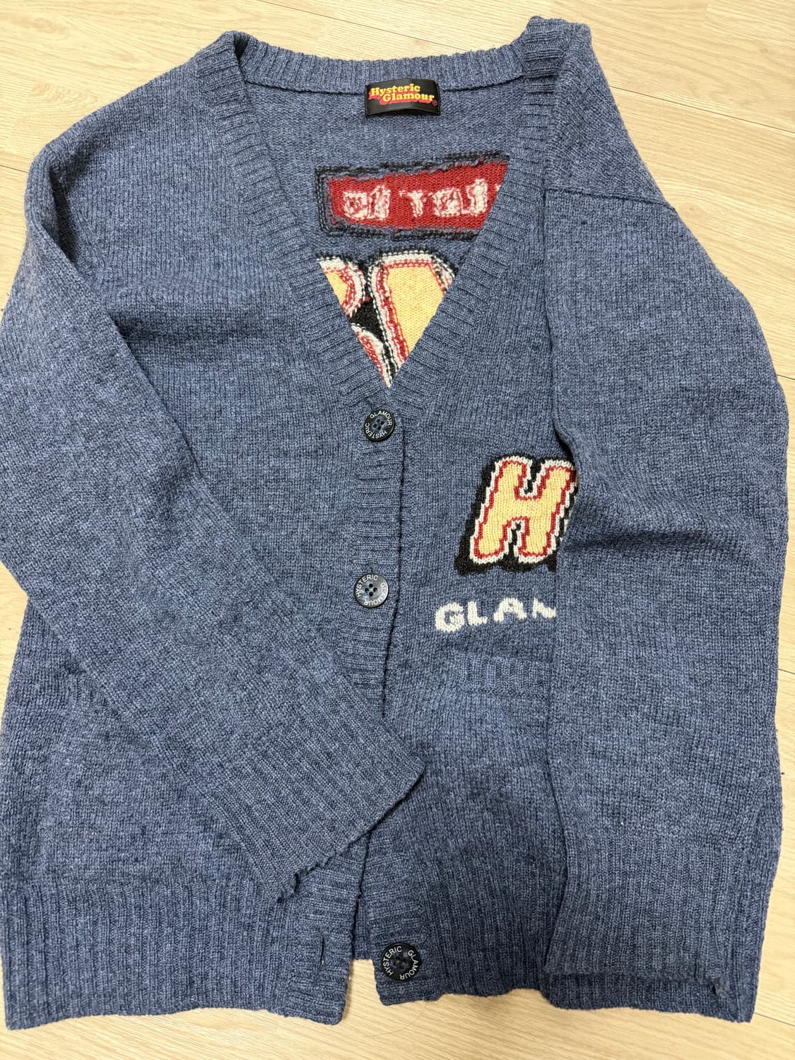 히스테릭 글래머 울니트 가디건 상품이미지1