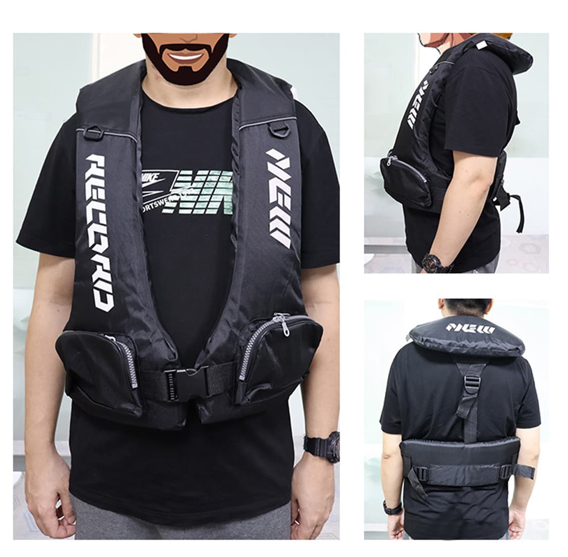 낚시 안전 다용도 부력 조끼 보트 스포츠 상품이미지6