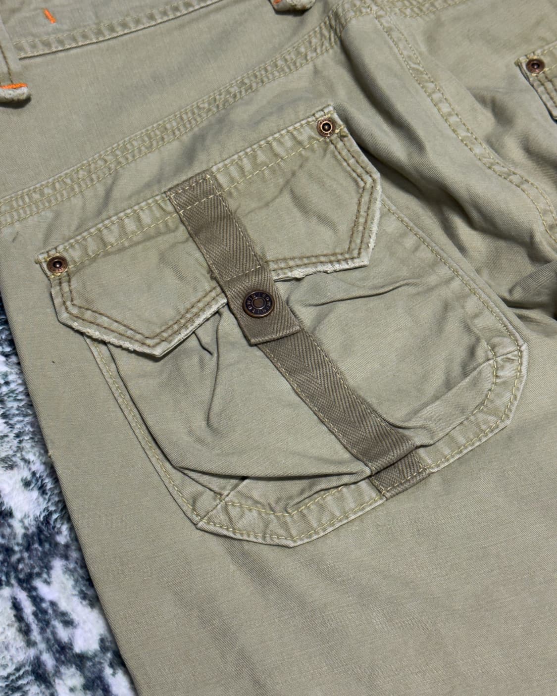 {Edwin} Beige Strap Utility Pants 상품이미지8