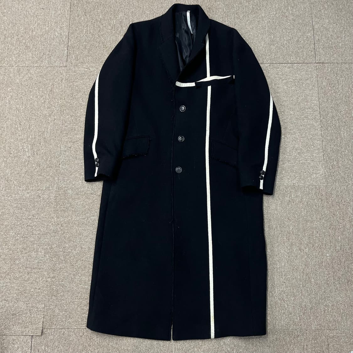 노이어 테이핑 맥시 코트 상품이미지2