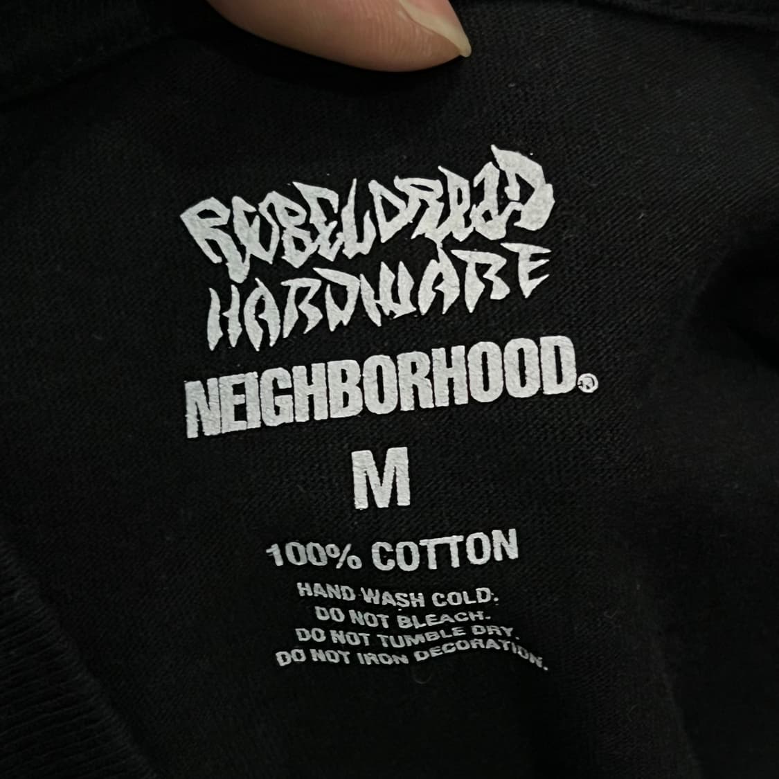  네이버후드x레벨 드레스 하드웨어 프린팅 반팔티 y15967 상품이미지5