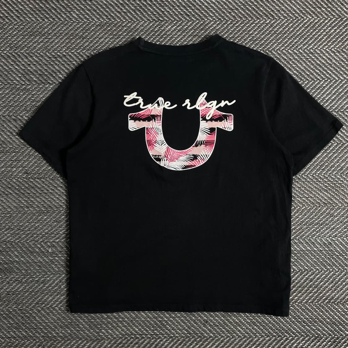 트루릴리젼 빅로고 블랙 y2k 반팔 티셔츠y 2900 상품이미지2