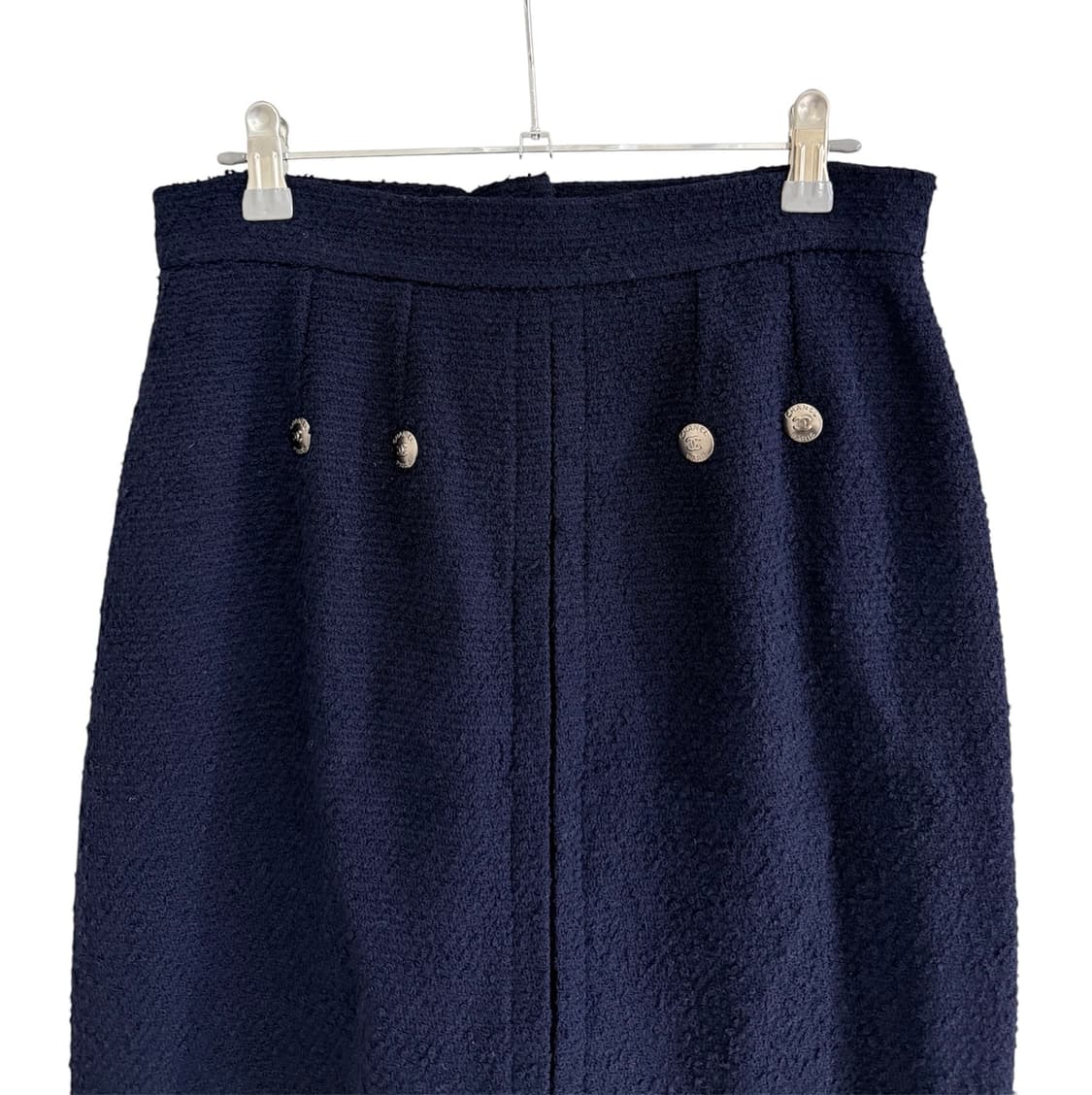 샤넬 97AW 코코버튼 트위드 스커트 상품이미지3