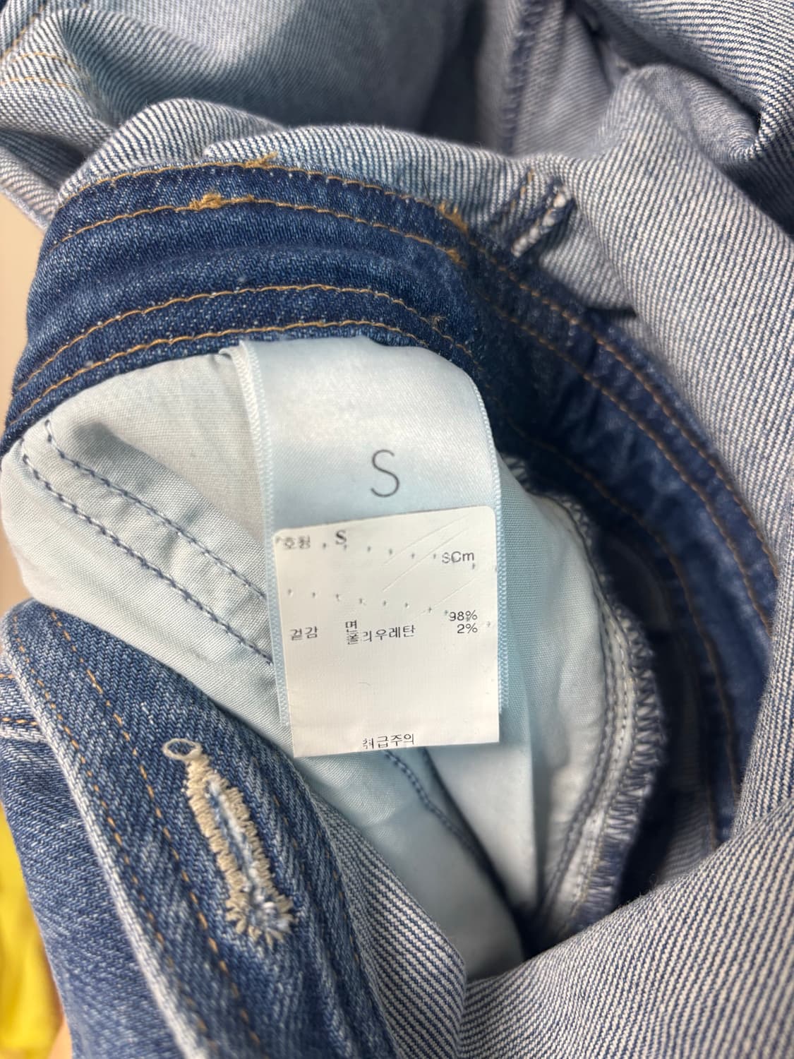 마더 데님 점프수트 청멜빵 바지 상품이미지6