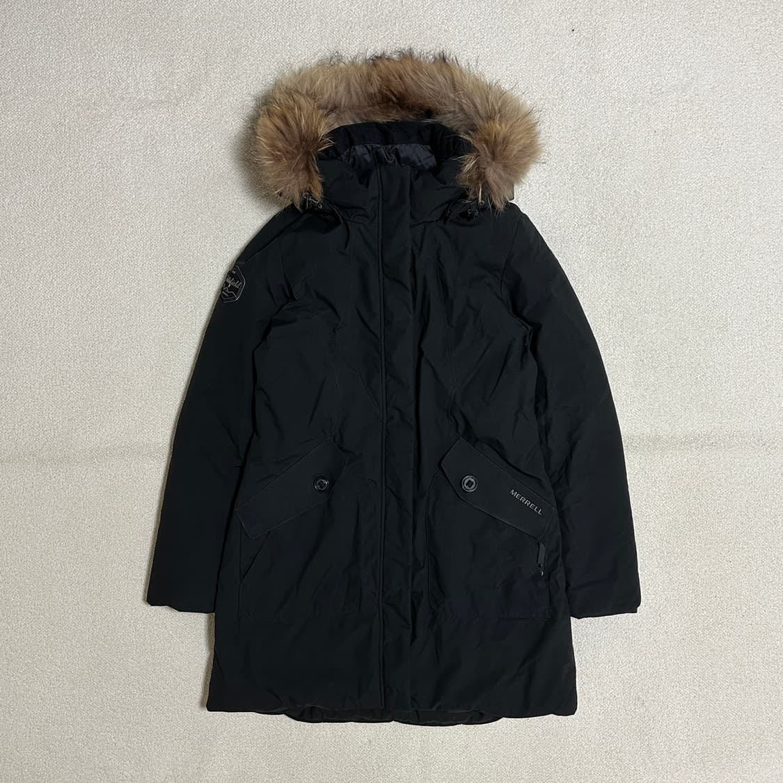 머렐 너구리털 구스다운 패딩 상품이미지2