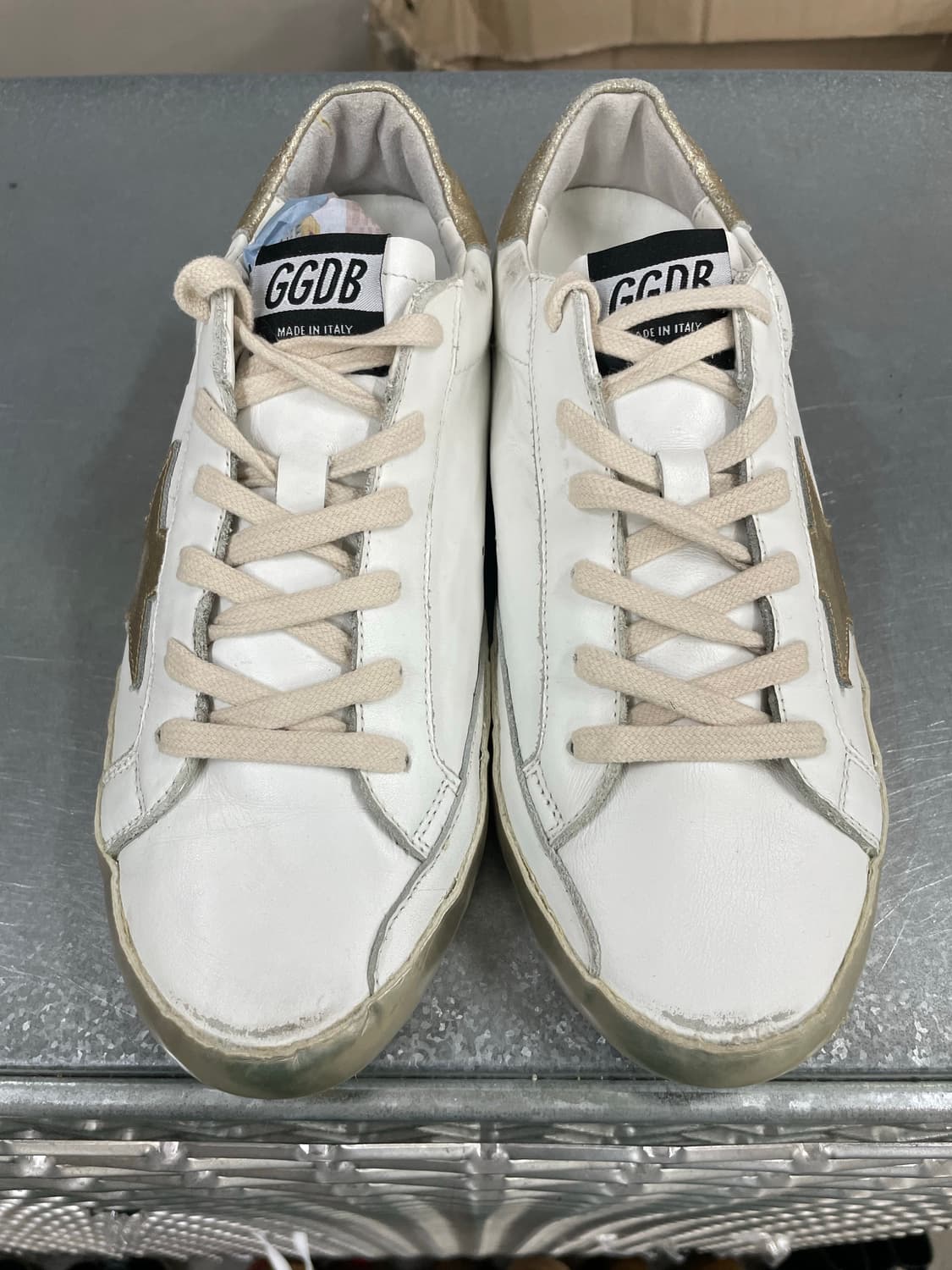 골든구스 슈퍼스타 골드 탭 스니커즈 39 상품이미지5