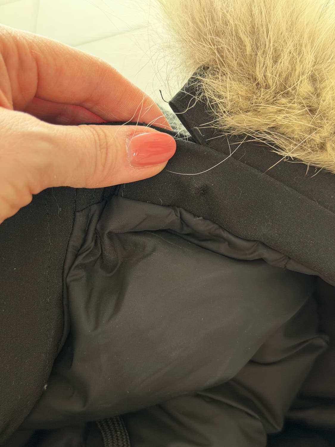 캐나다쿠스 블랙 패딩 M 상품이미지9