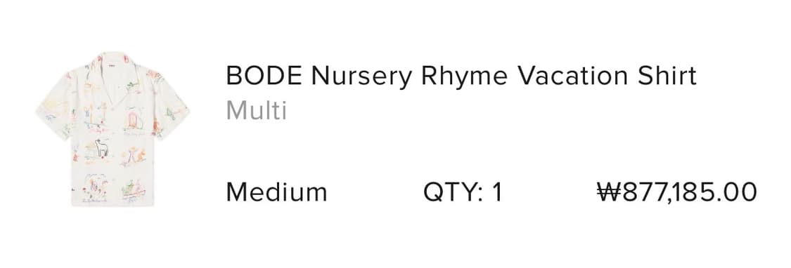 BODE 보디 Vacation Shirt M사이즈 상품이미지7