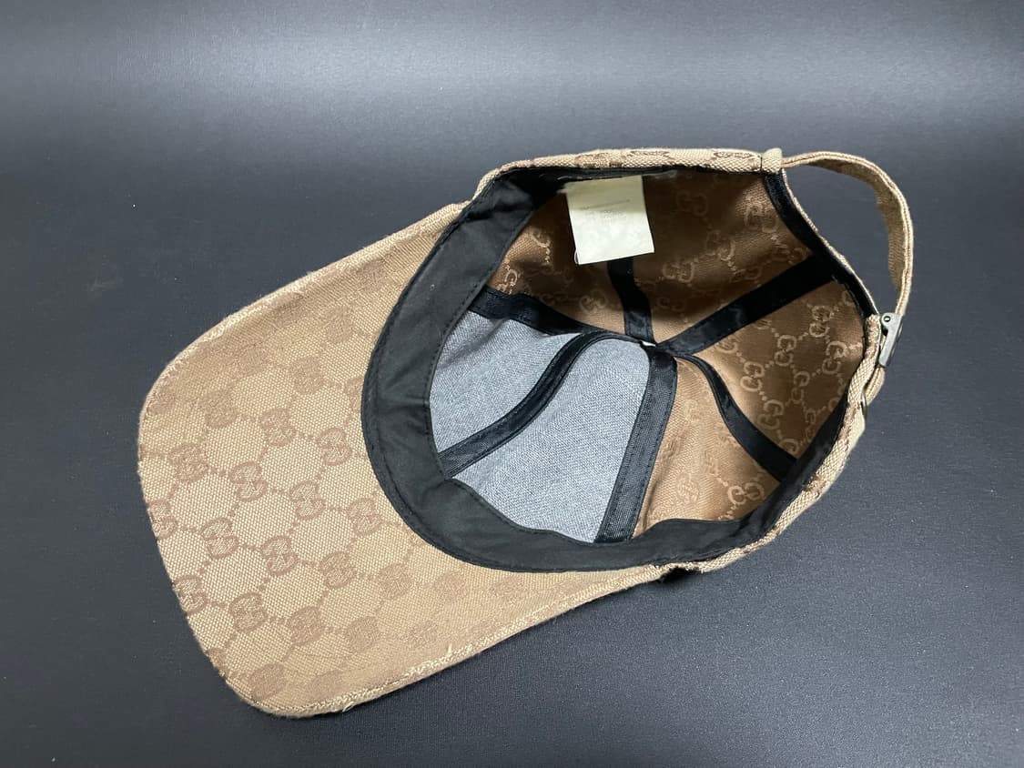 구찌 슈프림 로고 볼캡 빈티지 뎀나 바잘리아 올드 상품이미지3