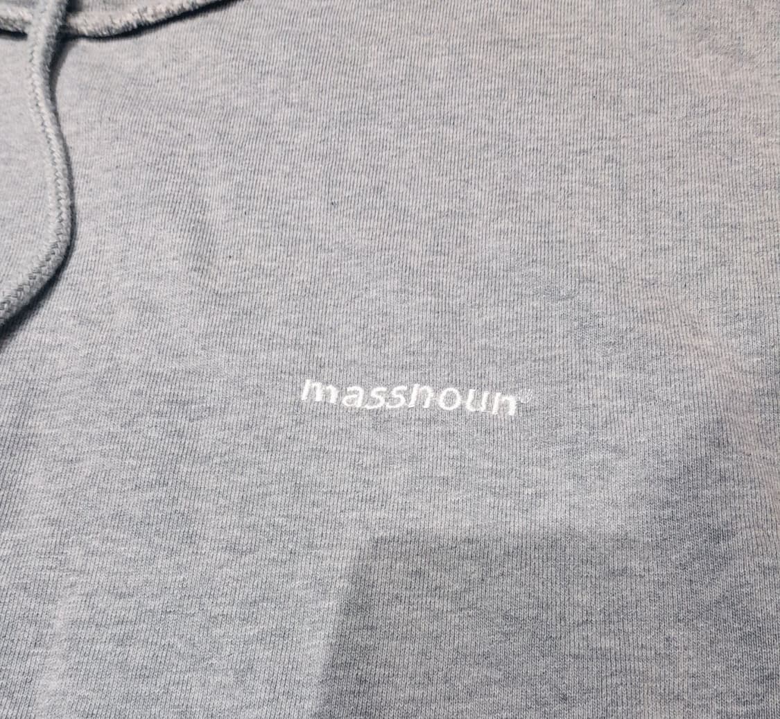 💥매스노운 드롭숄더 후드 그레이 (S)
 상품이미지4