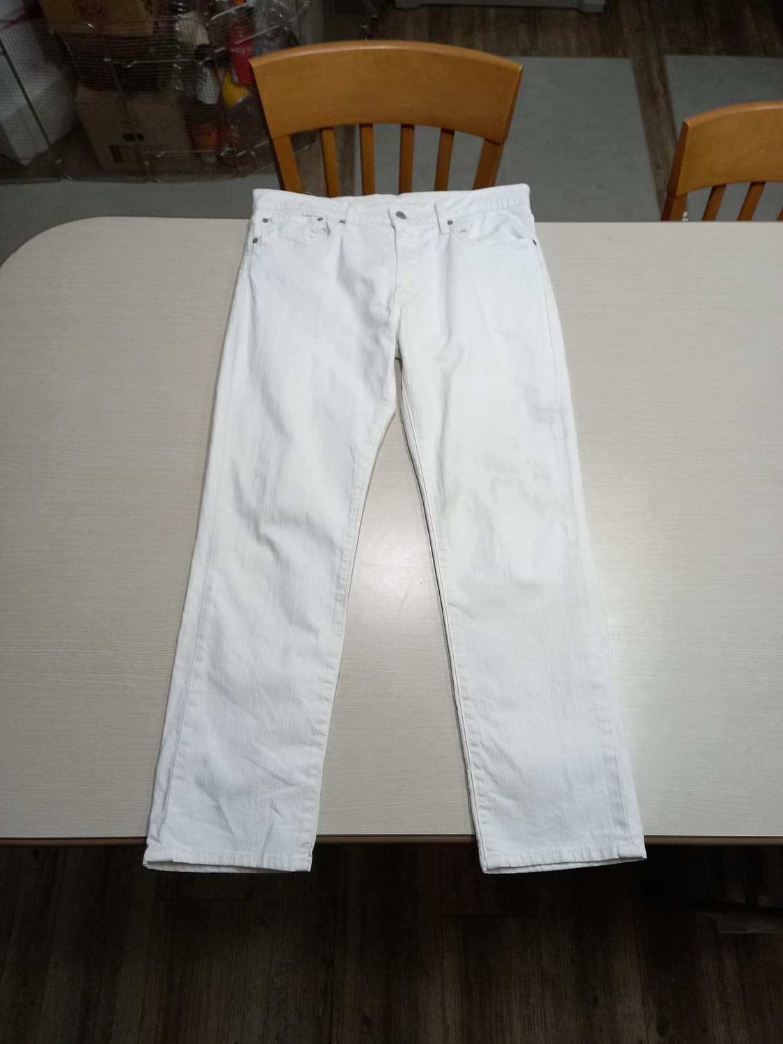 34 리바이스511 멕시코 봄여름용 스판 슬림일자 화이트 34-573 상품이미지1