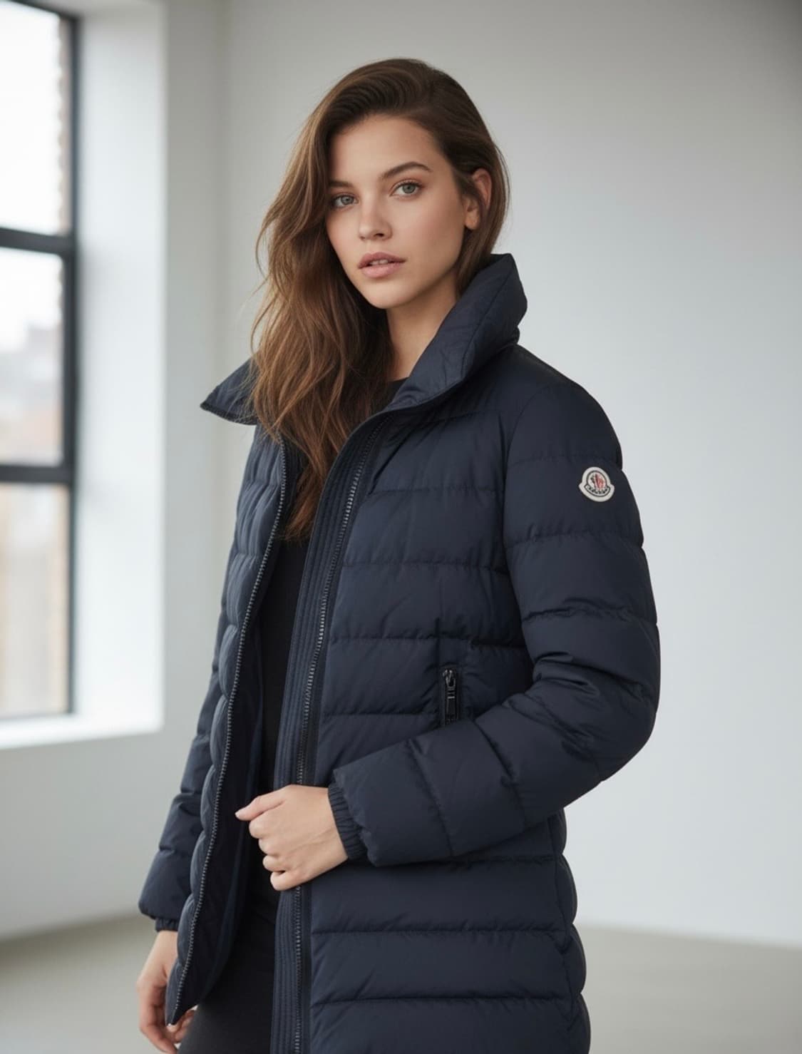 몽클레르  사선 롱패딩 (1) 55~66 상품이미지2