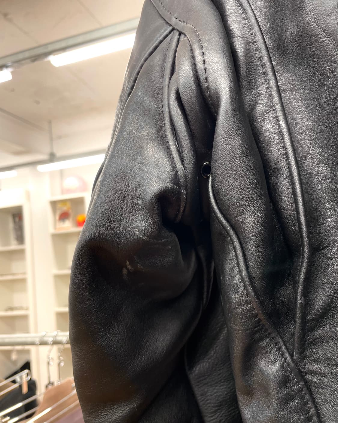 [34] 쇼트 641 레더 라이더 자켓 상품이미지5