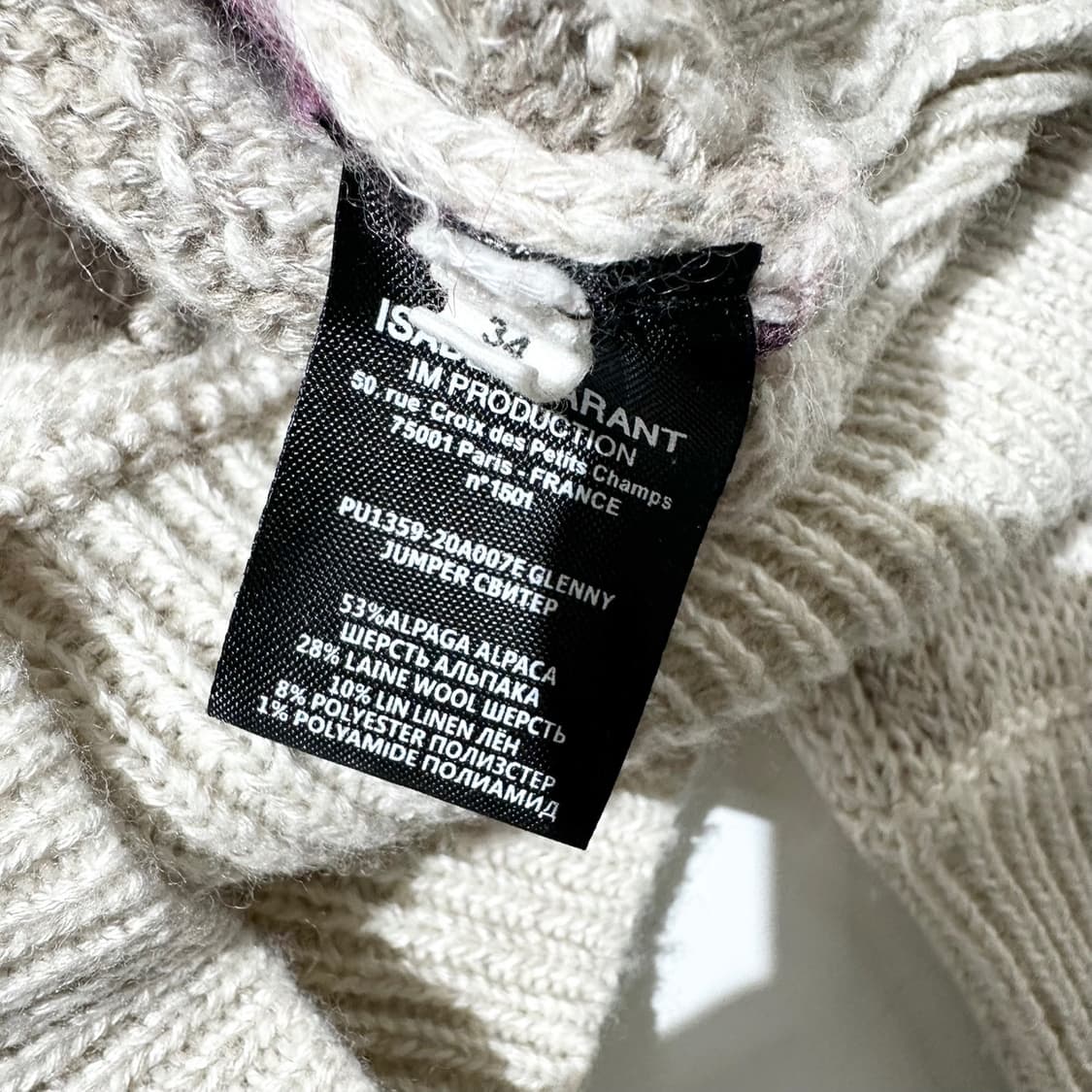 이자벨마랑 글레니 울 알파카 니트 상품이미지7