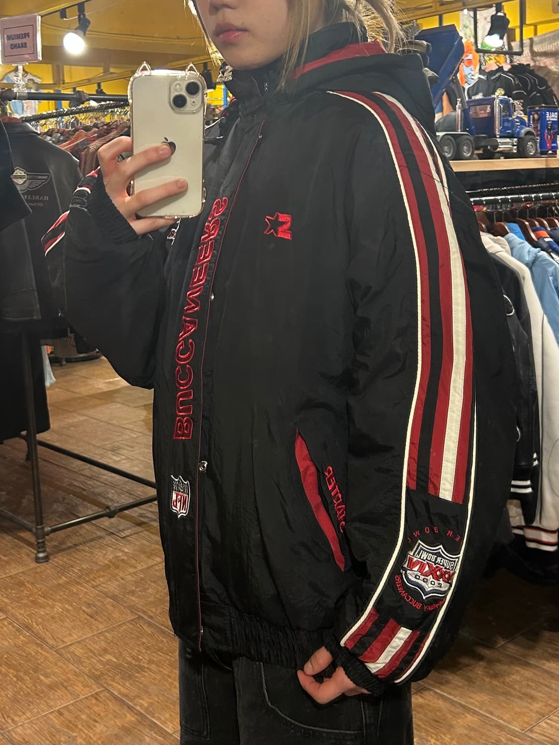 [HI] 스타터 패딩 블랙 상품이미지4