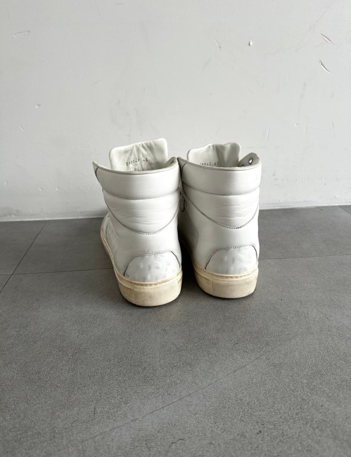 발렌시아가 모노크롬 화이트 레더 하이탑 280 상품이미지3