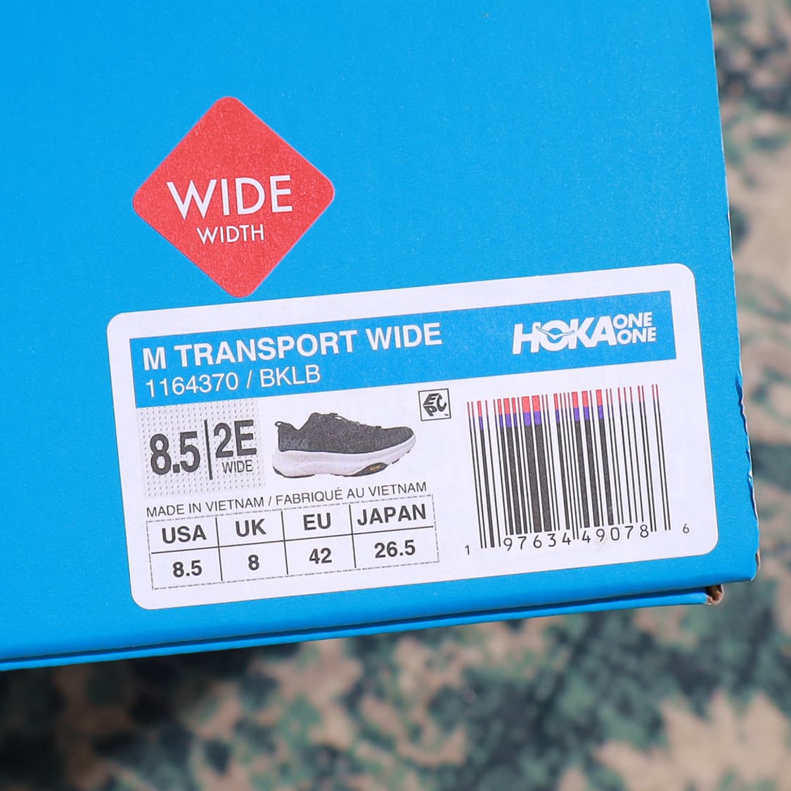 HOKA 호카 트랜스포트 와이드 블랙 265 상품이미지6