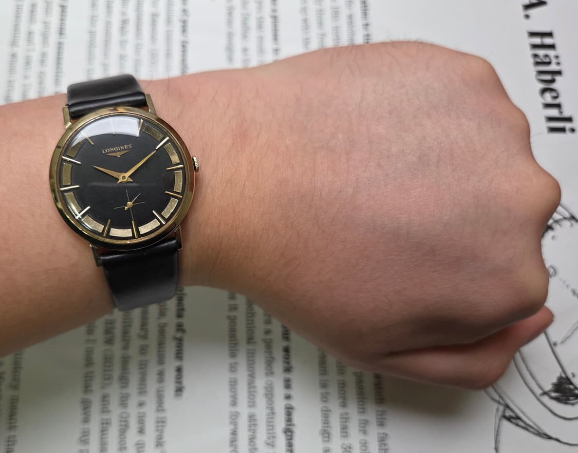 레어] 빈티지 론진 독립초침 황금날개 칼침핸즈 23Z 인하우스 수동 메커 상품이미지7