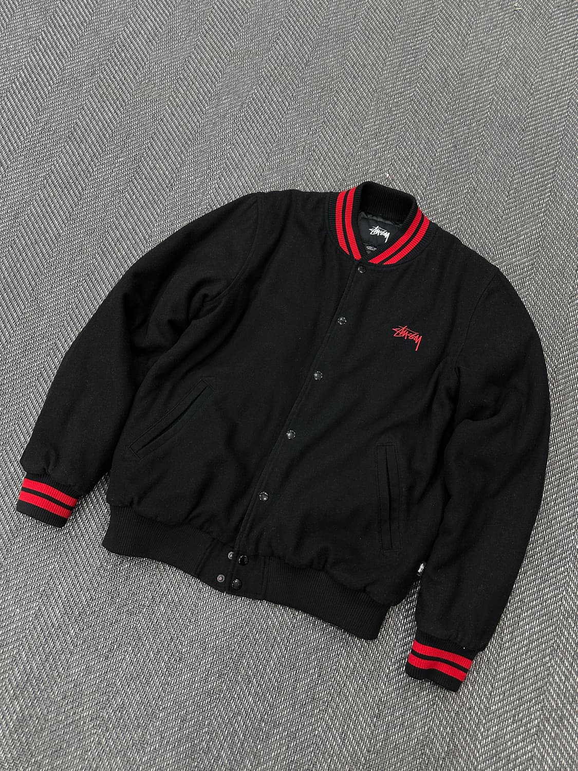 정품 스투시 바시티자켓 상품이미지2