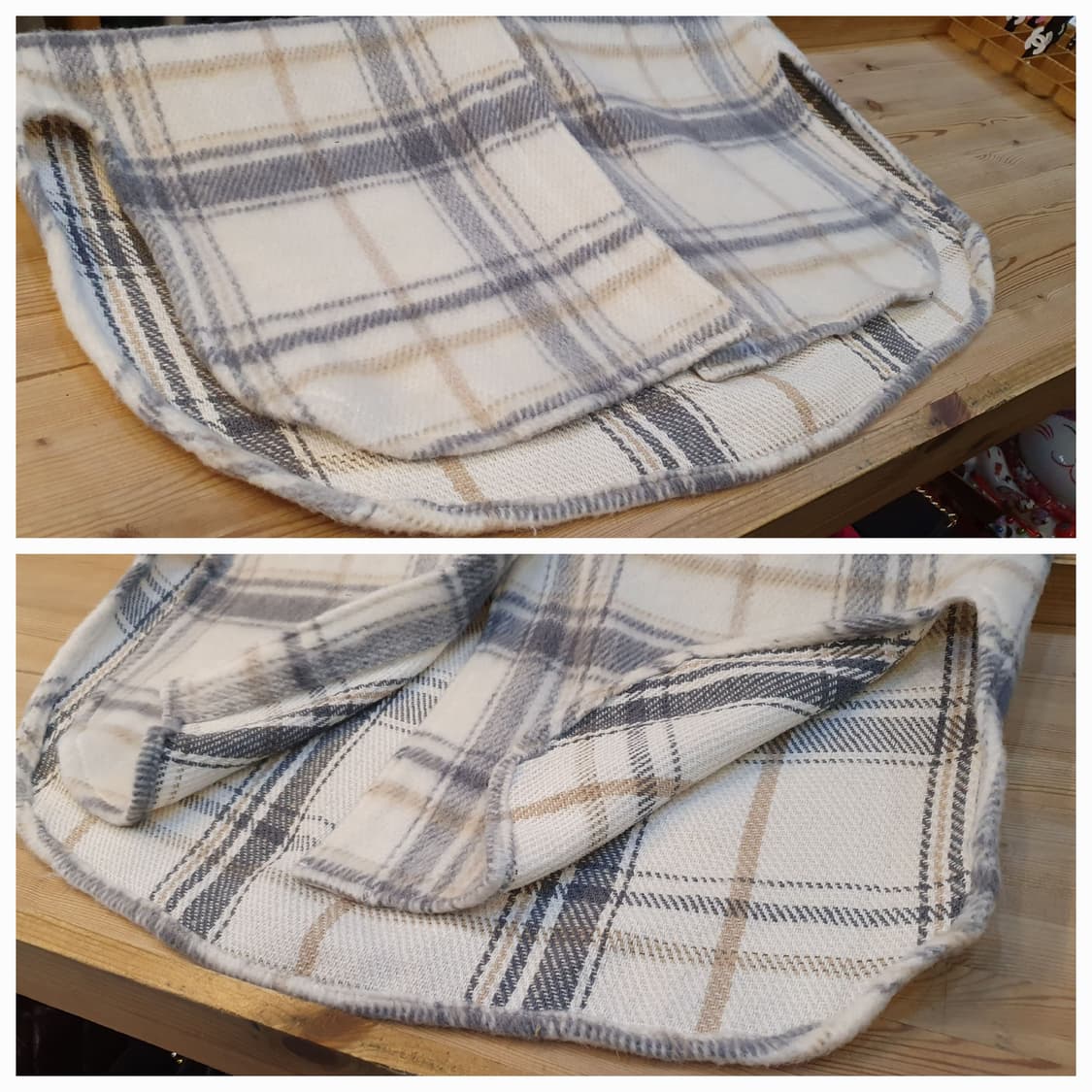 66/77.Vis 울 체크코트 상품이미지6