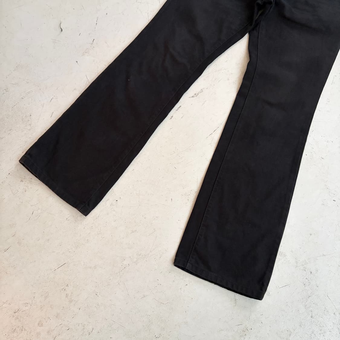 BIG JOHN 빅존 빈티지 부츠컷 블랙 코튼팬츠 29 상품이미지3