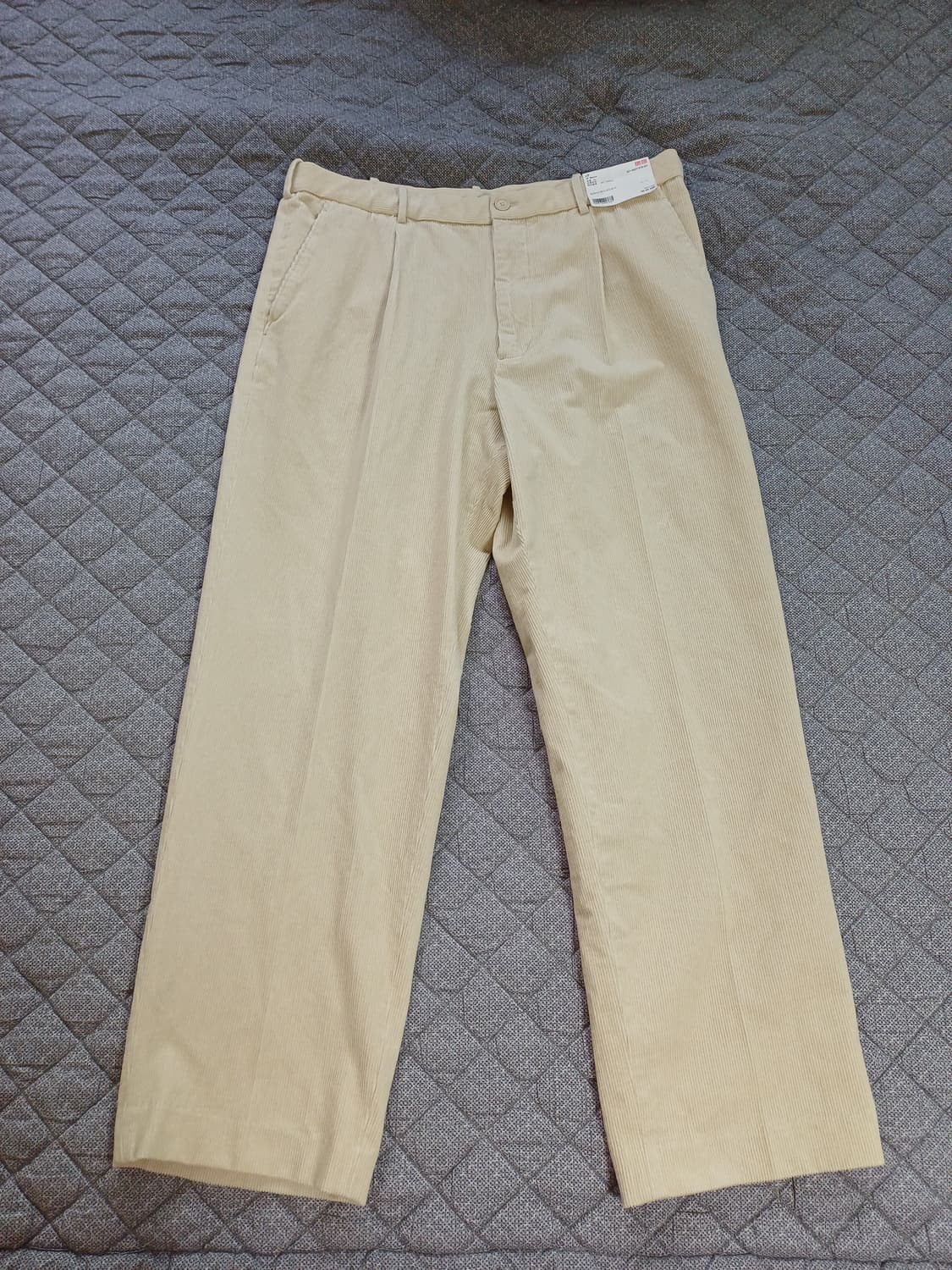 유니클로 코듀로이 와이드팬츠 xl (새상품) 상품이미지1