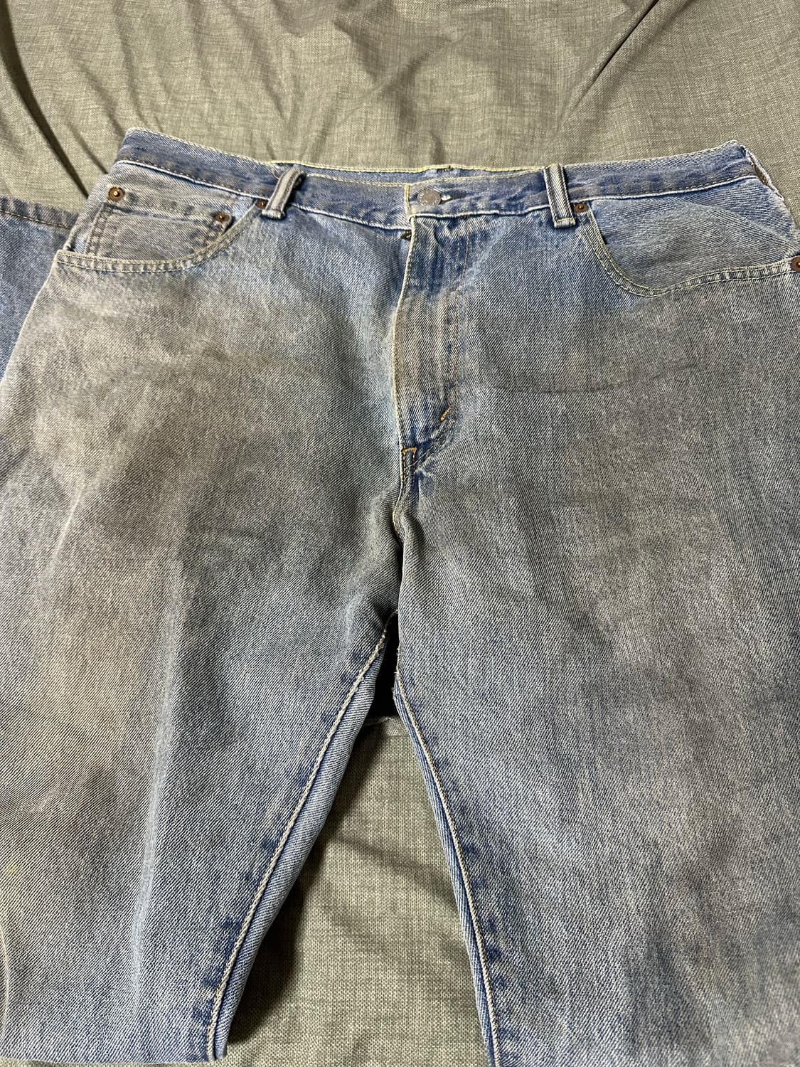 리바이스517 빈티지워싱 연청 36/32 착샷있음 상품이미지4