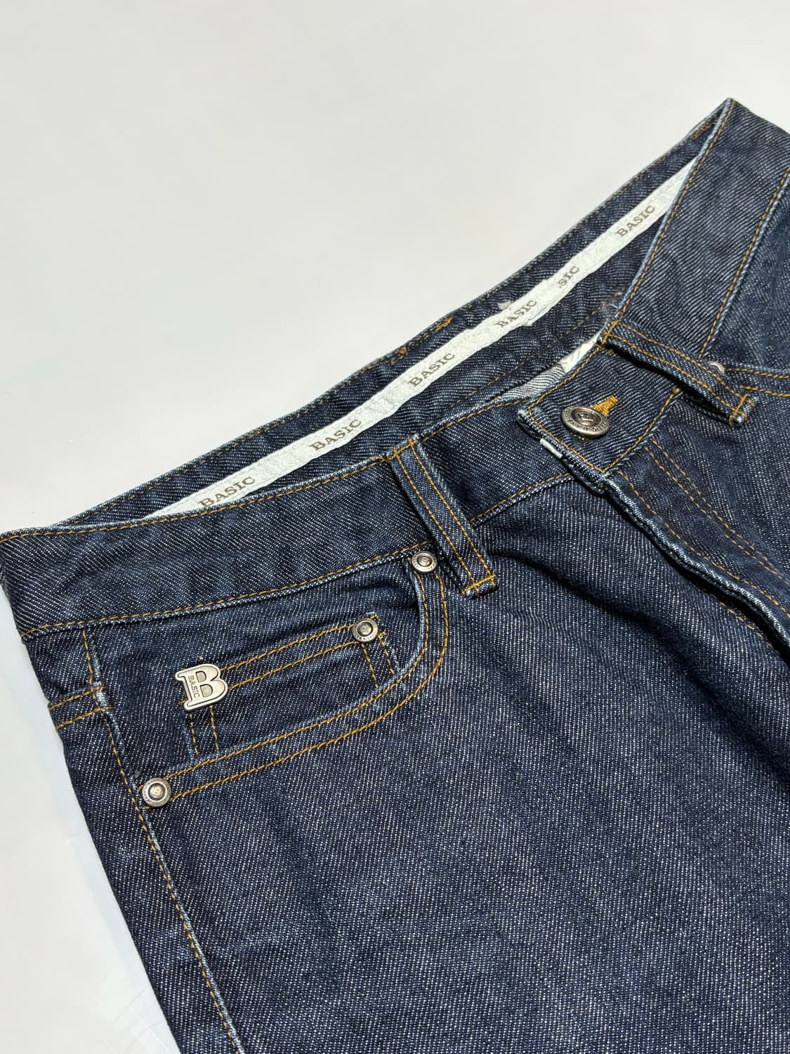 00s vintage 베이직 어패럴 커스텀 데님 상품이미지4